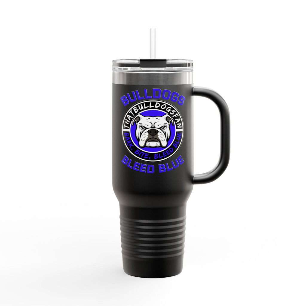Bulldogs Bleed Blue 40oz Insulated Travel Mug | ThatBulldogsFan Merch