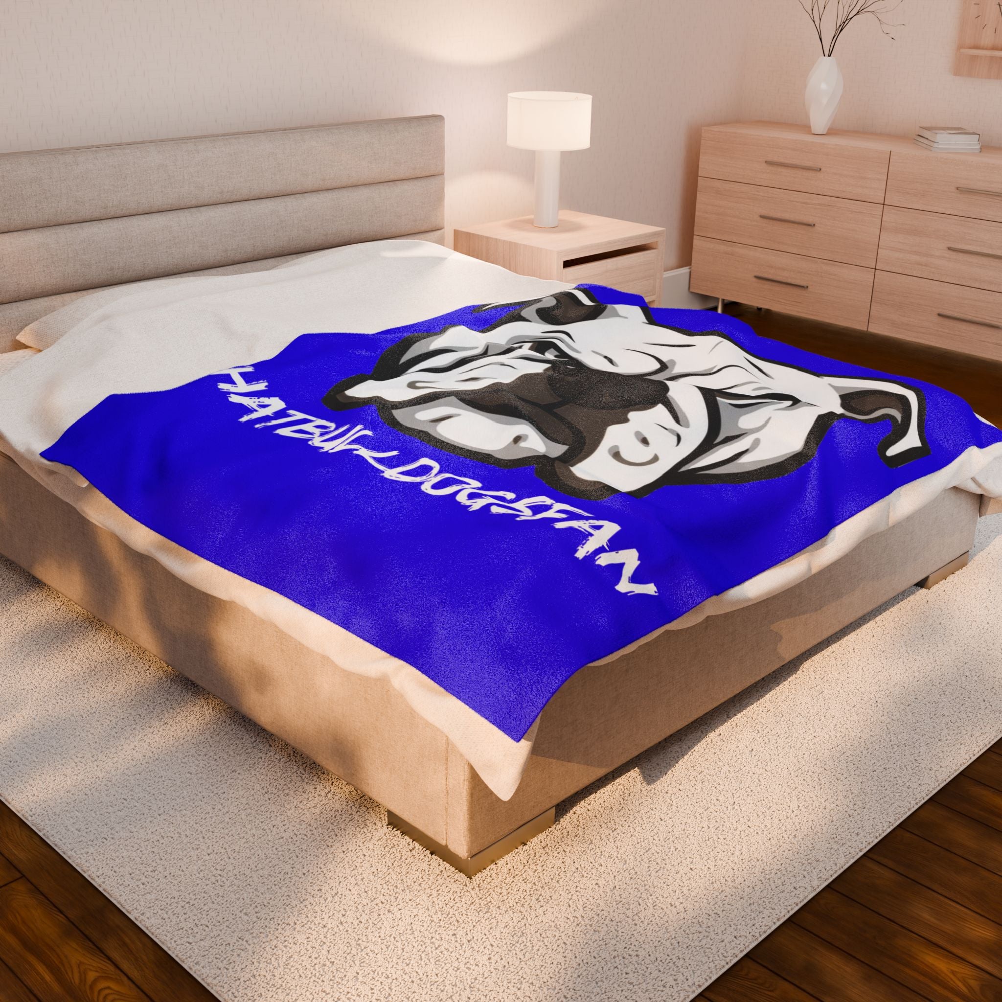 ThatBulldogsFan Velveteen Plush Blanket (3 sizes available)