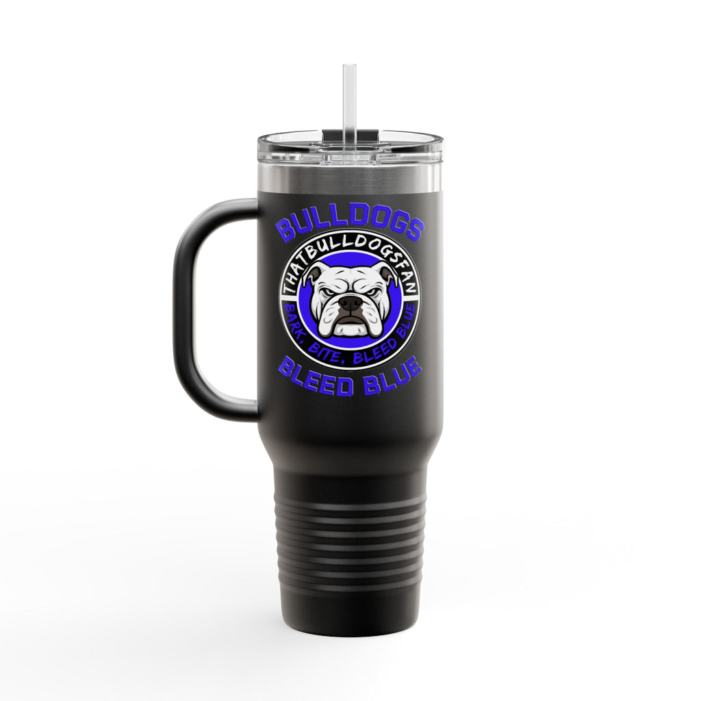 Bulldogs Bleed Blue 40oz Insulated Travel Mug | ThatBulldogsFan Merch