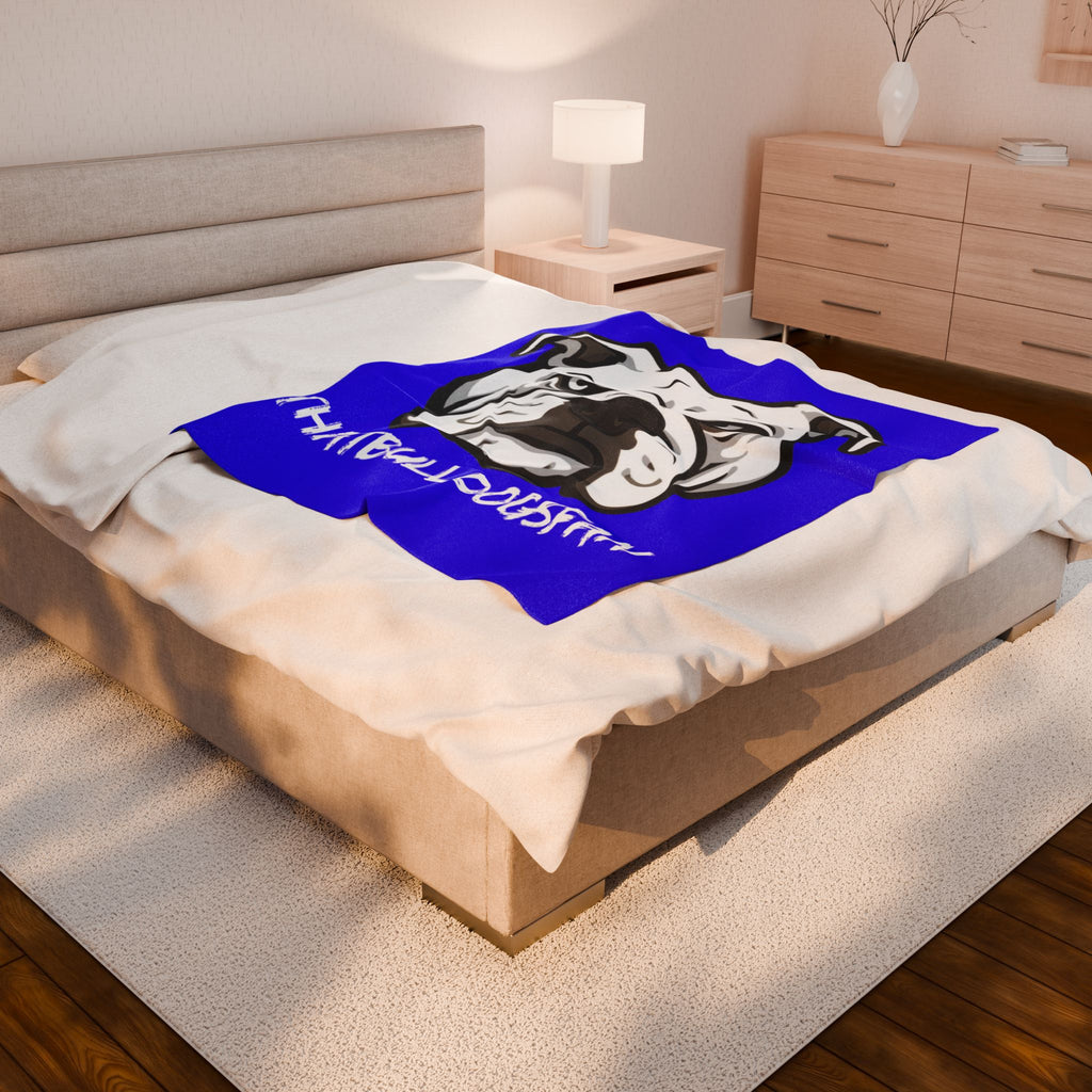ThatBulldogsFan Velveteen Plush Blanket (3 sizes available)