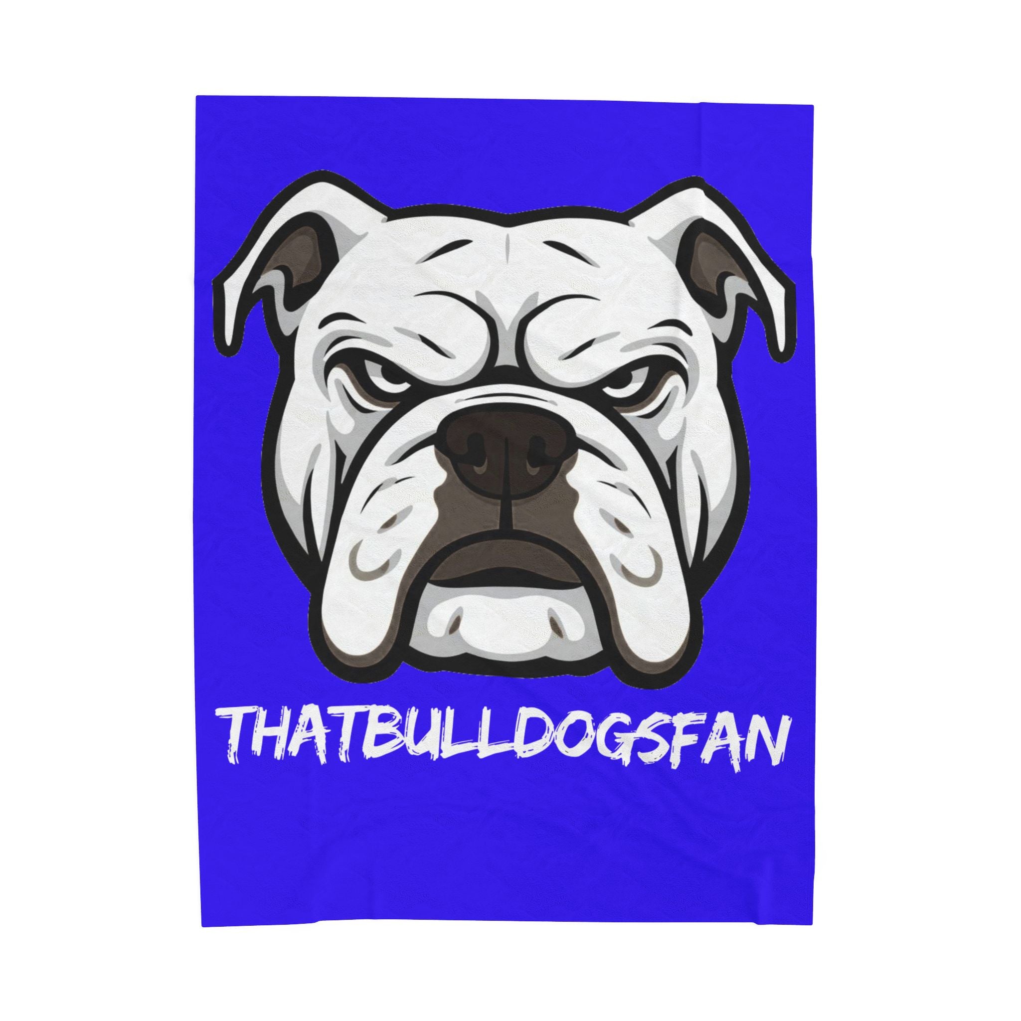 ThatBulldogsFan Velveteen Plush Blanket (3 sizes available)