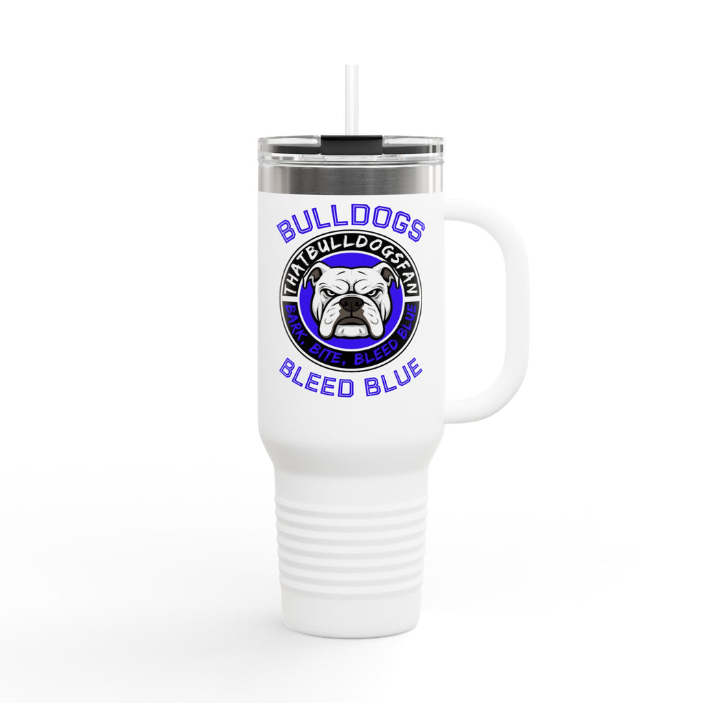 Bulldogs Bleed Blue 40oz Insulated Travel Mug | ThatBulldogsFan Merch