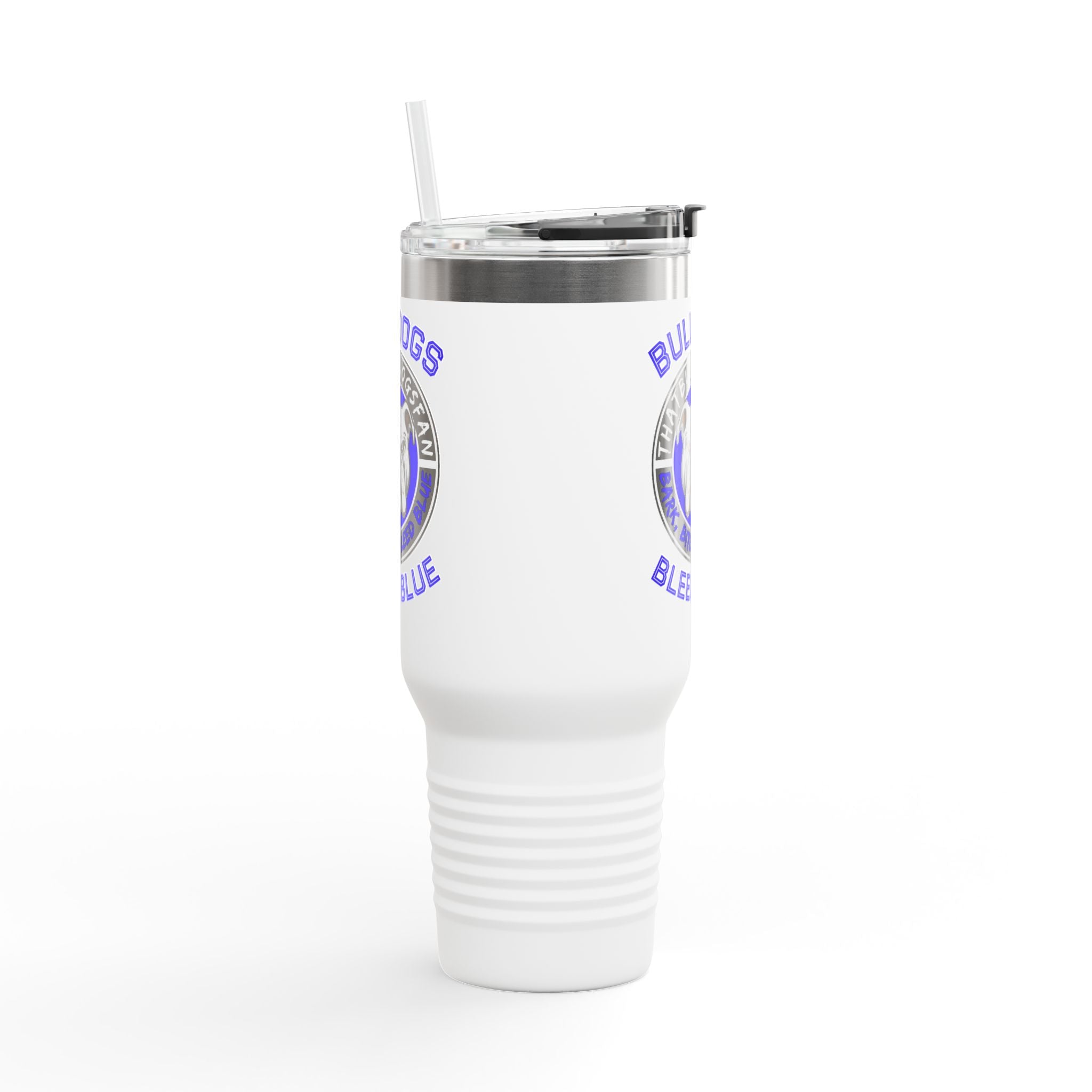 Bulldogs Bleed Blue 40oz Insulated Travel Mug | ThatBulldogsFan Merch
