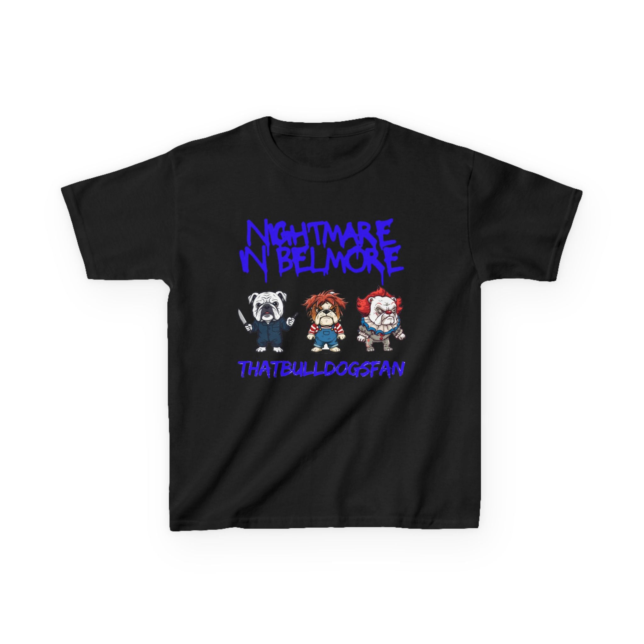 Bulldogs Nightmare In Belmore Kids Unisex T-Shirt | ThatBulldogsFan Merch