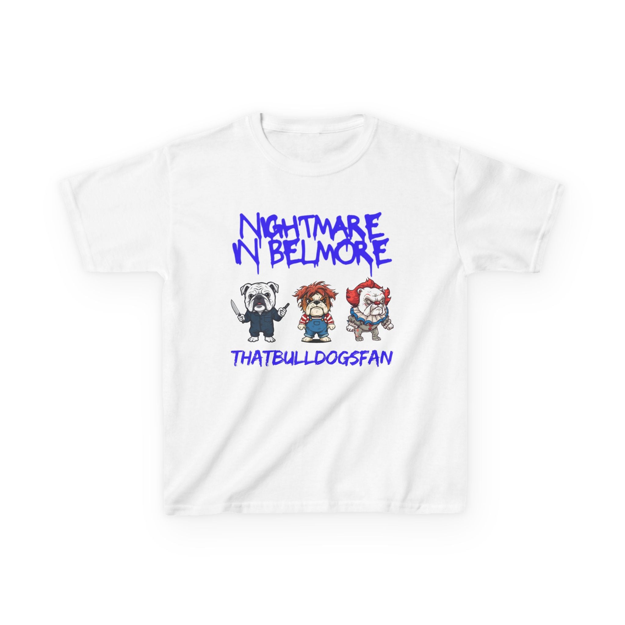 Bulldogs Nightmare In Belmore Kids Unisex T-Shirt | ThatBulldogsFan Merch