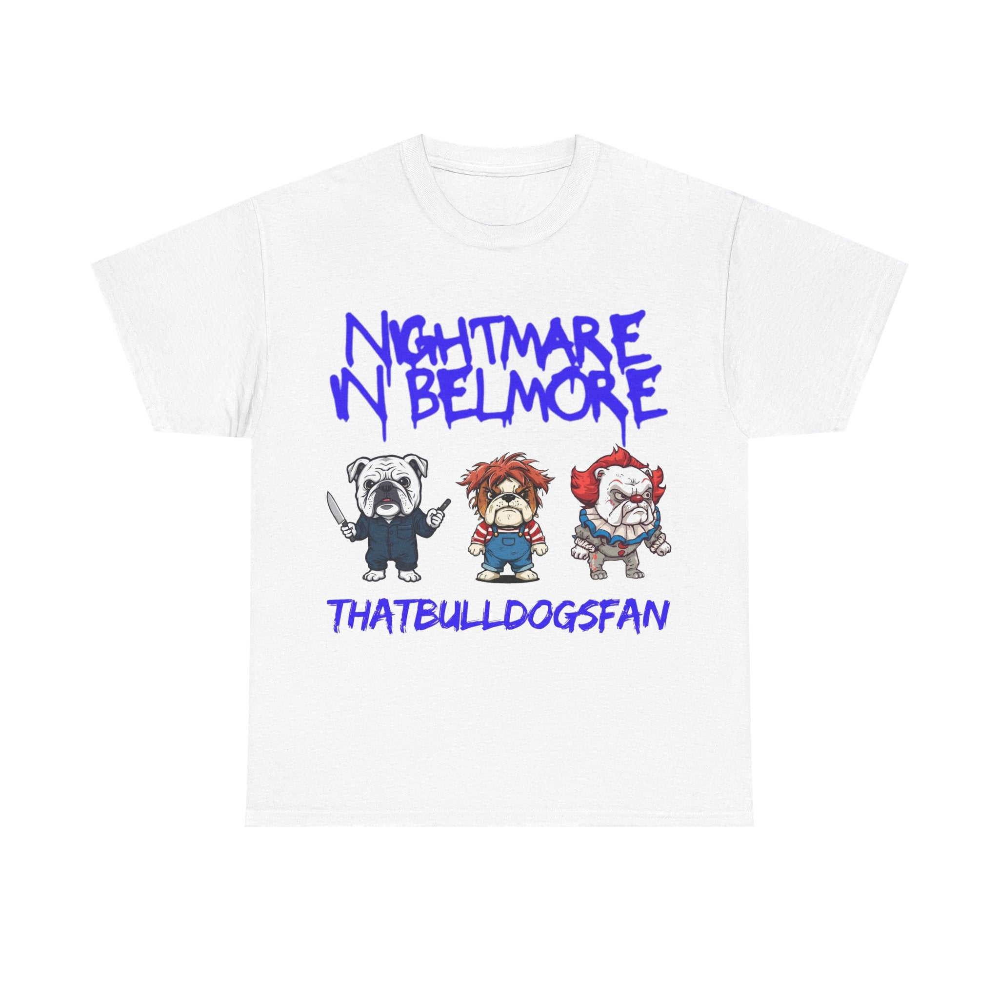 Bulldogs Nightmare In Belmore Halloween Edition Unisex T-Shirt | ThatBulldogsFan Merch