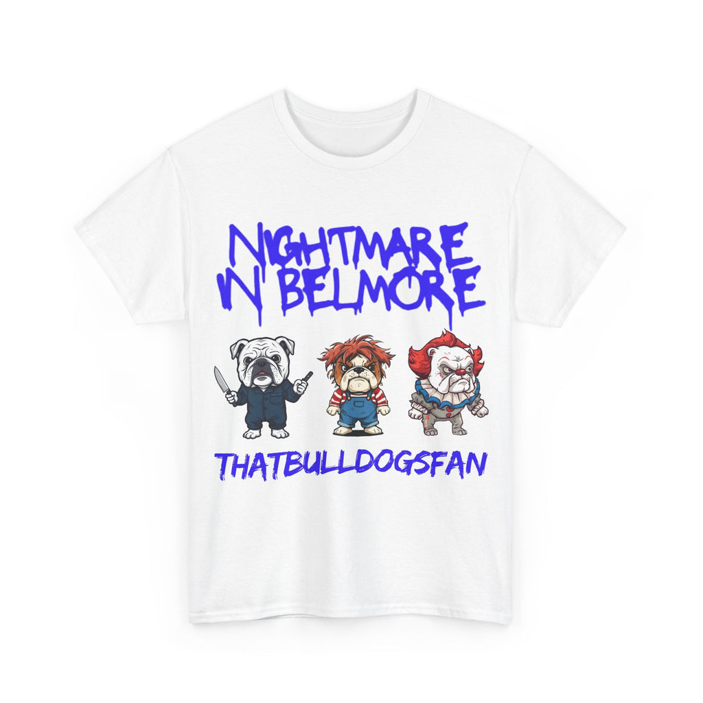 Bulldogs Nightmare In Belmore Halloween Edition Unisex T-Shirt | ThatBulldogsFan Merch